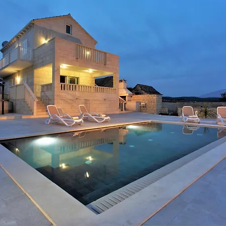 Lokanjac With Pool And Panoramic Sea View Willa Selca (Brac)
