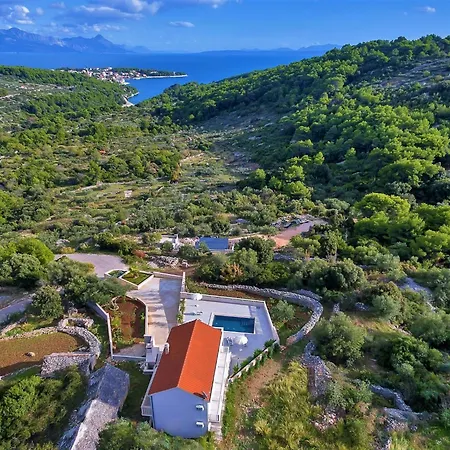 Lokanjac With Pool And Panoramic Sea View Willa