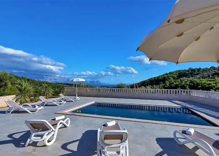 Lokanjac With Pool And Panoramic Sea View