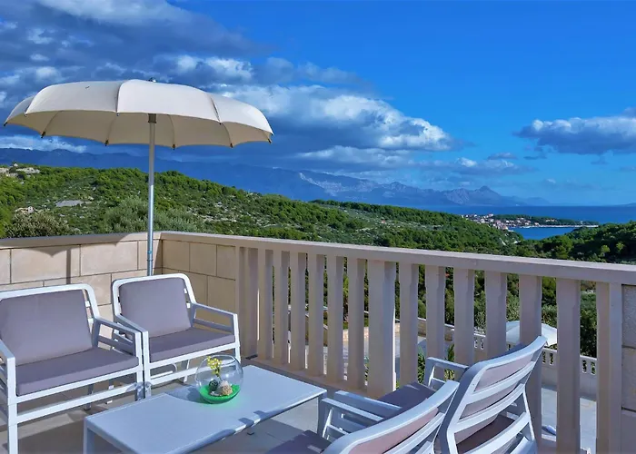 Lokanjac With Pool And Panoramic Sea View