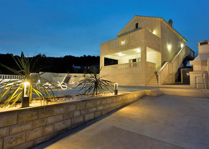 Lokanjac With Pool And Panoramic Sea View *