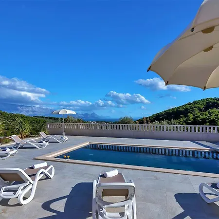 Lokanjac With Pool And Panoramic Sea View