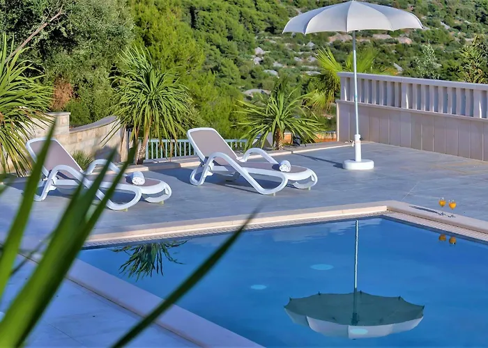 Lokanjac With Pool And Panoramic Sea View Villa *