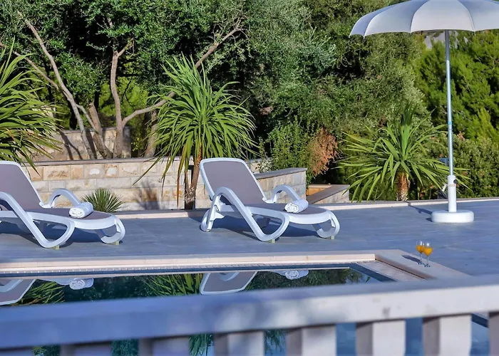 Lokanjac With Pool And Panoramic Sea View