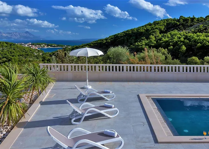 Lokanjac With Pool And Panoramic Sea View Villa Selca (Brac)
